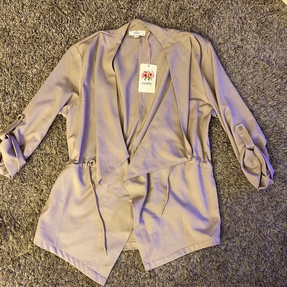 Blush Utility jacket- adjustable size medium